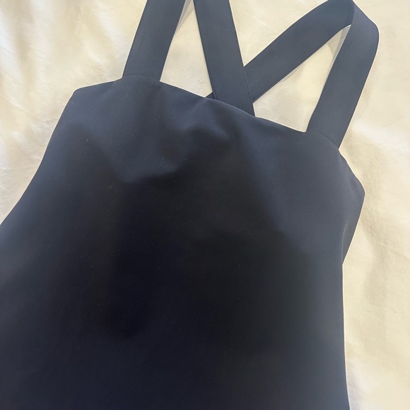 Theory Cross-back Square Neck Top - Picture 4 of 5